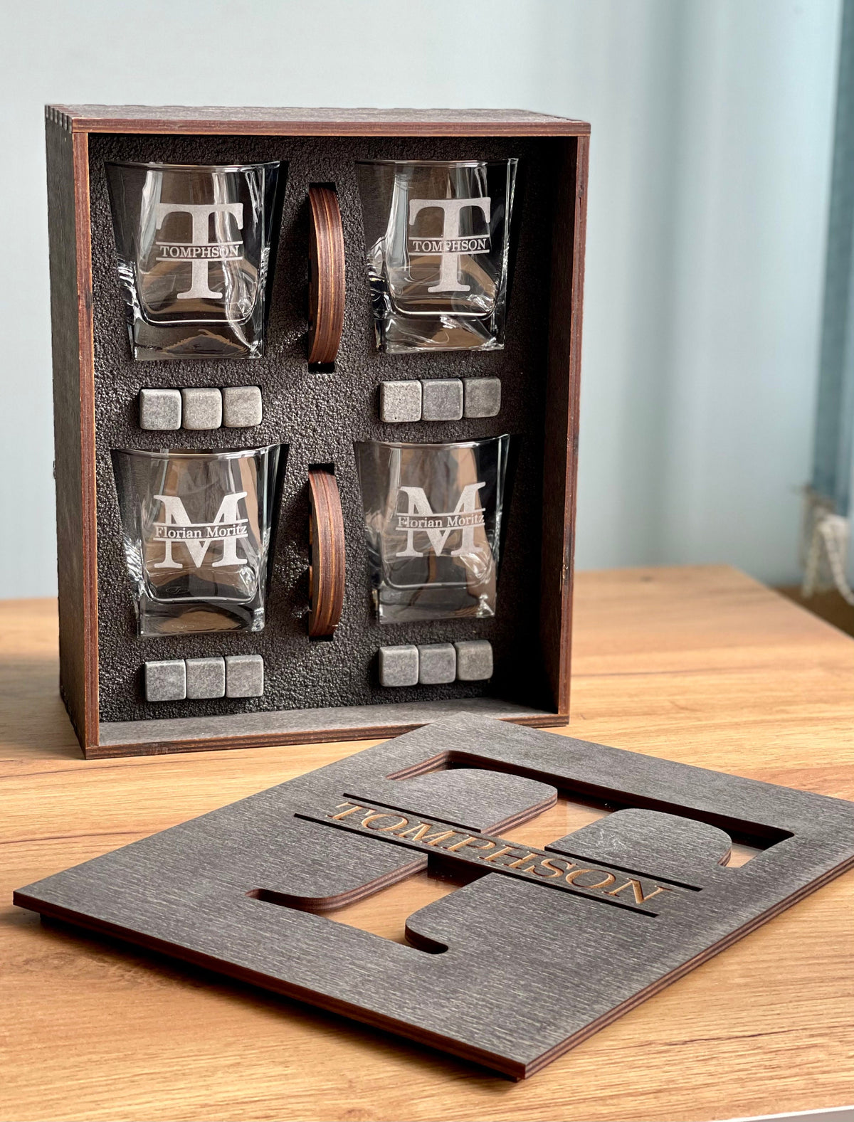 Groomsman Gift | Whiskey Glasses for Groomsmen | Fathers Gift | WEDDING GIFT - GLASS Set | Bourbon Glasses | Christmas GIft | Gift- Glasses