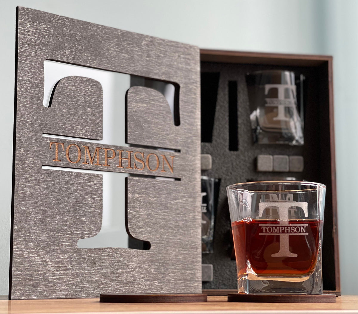 Groomsman Gift | Whiskey Glasses for Groomsmen | Fathers Gift | WEDDING GIFT - GLASS Set | Bourbon Glasses | Christmas GIft | Gift- Glasses