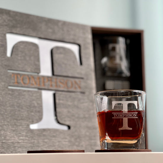 Groomsman Gift | Whiskey Glasses for Groomsmen | Fathers Gift | WEDDING GIFT - GLASS Set | Bourbon Glasses | Christmas GIft | Gift- Glasses