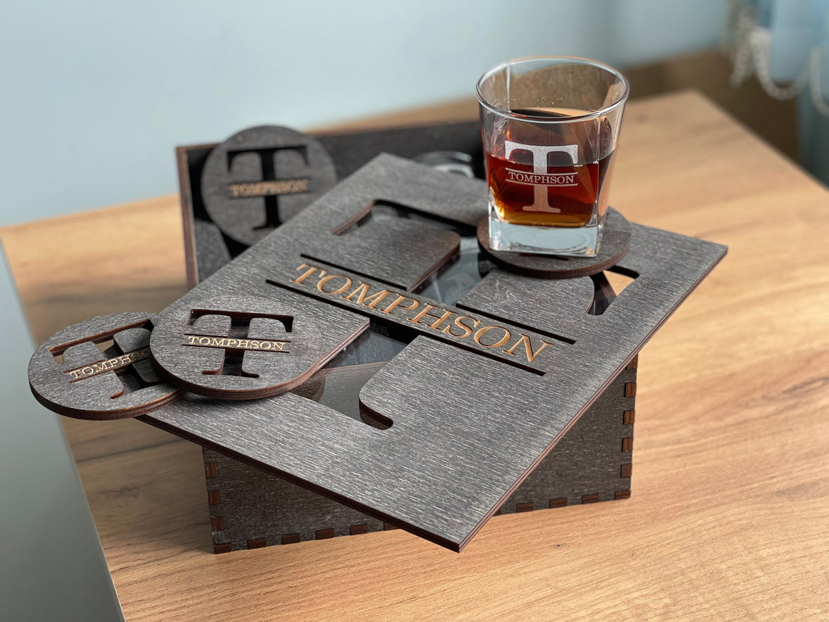 Groomsman Gift | Whiskey Glasses for Groomsmen | Fathers Gift | WEDDING GIFT - GLASS Set | Bourbon Glasses | Christmas GIft | Gift- Glasses