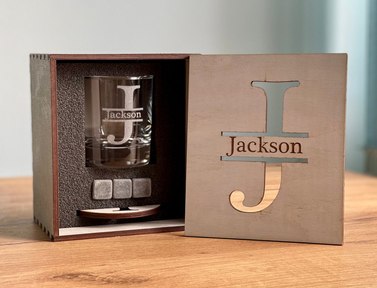 Rocks glasses, Whiskey glasses, Whiskey stones, Bourbon Glasses, Father's Gift, Christmas Gift, Glasses