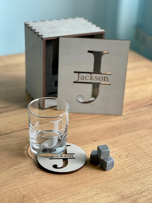Rocks glasses, Whiskey glasses, Whiskey stones, Bourbon Glasses, Father's Gift, Christmas Gift, Glasses
