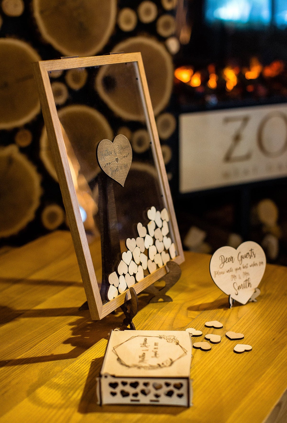 Wedding Guest Book from Top Present For You, Frame Guest Book, Rustic Wedding Guest Book, Rustic Wedding, Drop Box Guest Book, Wedding Decor