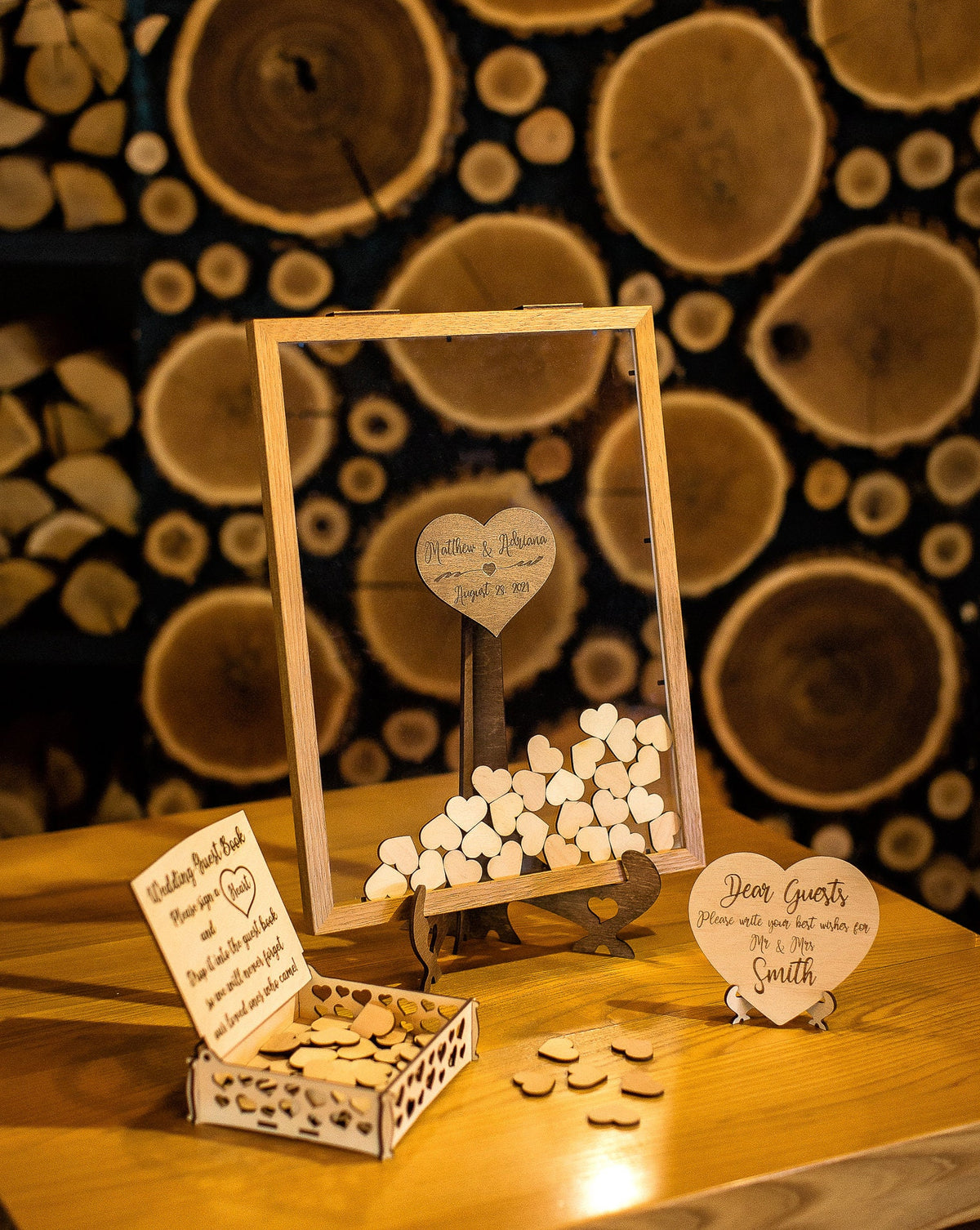 Wedding Guest Book from Top Present For You, Frame Guest Book, Rustic Wedding Guest Book, Rustic Wedding, Drop Box Guest Book, Wedding Decor