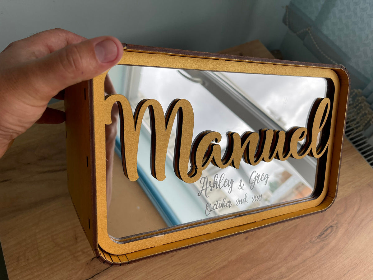 Wedding Cash Gift Box, Personalized Wooden Card Box, Elegant Wedding Money Holder, Custom Wedding Card Box, Wedding Reception Decor