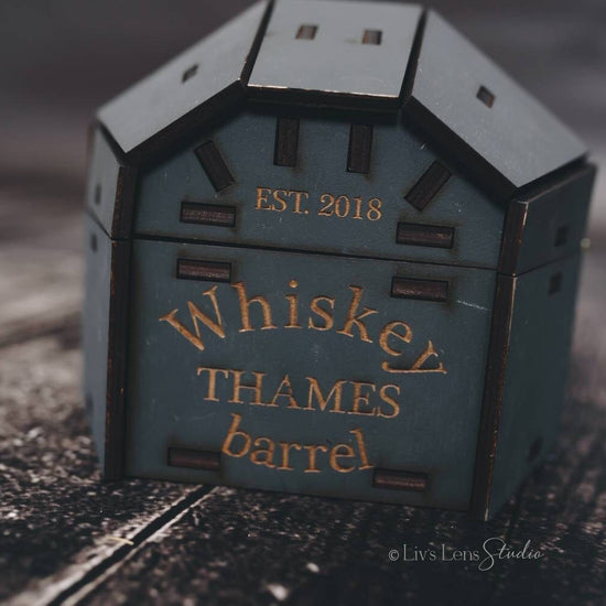 Personalized Whiskey Glass Set, Barrel Gift Box, Engraved Whiskey Glasses, Custom Father's Day Gift, Birthday Gift for Him