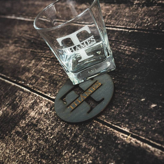 Personalized Whiskey Glass Set, Barrel Gift Box, Engraved Whiskey Glasses, Custom Father's Day Gift, Birthday Gift for Him