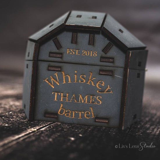 Personalized Whiskey Glass Set, Barrel Gift Box, Engraved Whiskey Glasses, Custom Father's Day Gift, Birthday Gift for Him