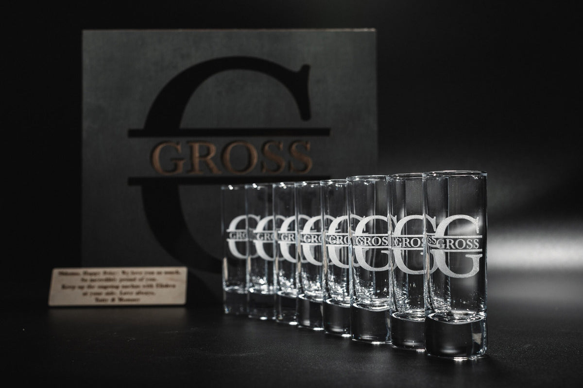 Custom shot glasses, Engraved shot glass, Shot glasses set, Father's gift, Tequila shots, Tequila glasses set, Christmas gift, SHOT GLASSES