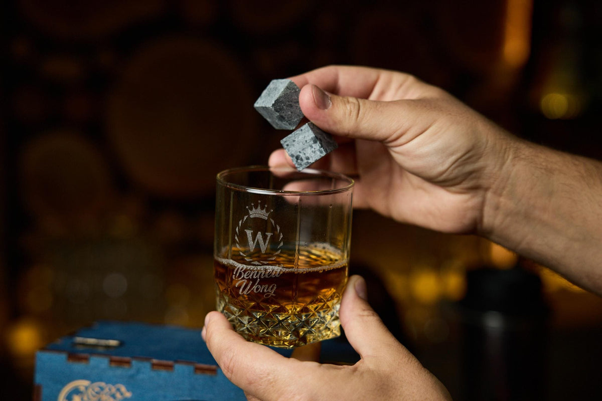 Whiskey glasses set, Custom Scotch glasses, Father's gift, Whiskey stones, Bourbon glasses, Christmas gift, Liquor cocktail custom glasses