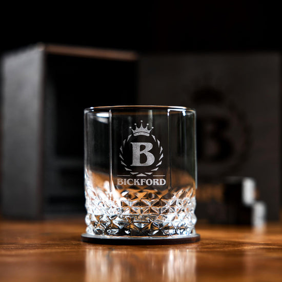 Personalized Whiskey Glass Gift Set, Engraved Whiskey Glasses, Whiskey Gift for Dad, Husband, Birthday, Anniversary, Christmas Gift