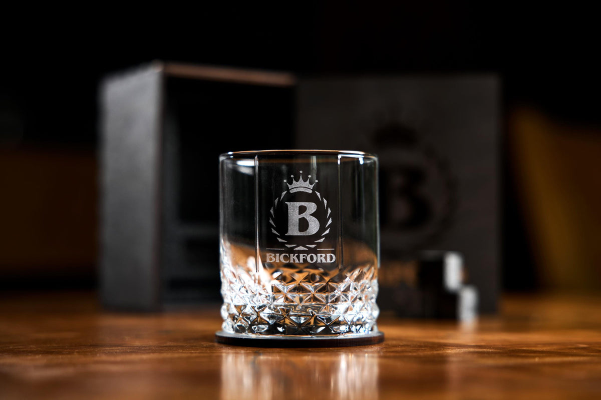 Personalized Whiskey Glass Gift Set, Engraved Whiskey Glasses, Whiskey Gift for Dad, Husband, Birthday, Anniversary, Christmas Gift
