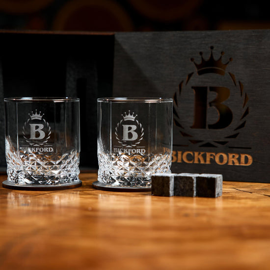 Personalized Whiskey Glass Gift Set, Engraved Whiskey Glasses, Whiskey Gift for Dad, Husband, Birthday, Anniversary, Christmas Gift