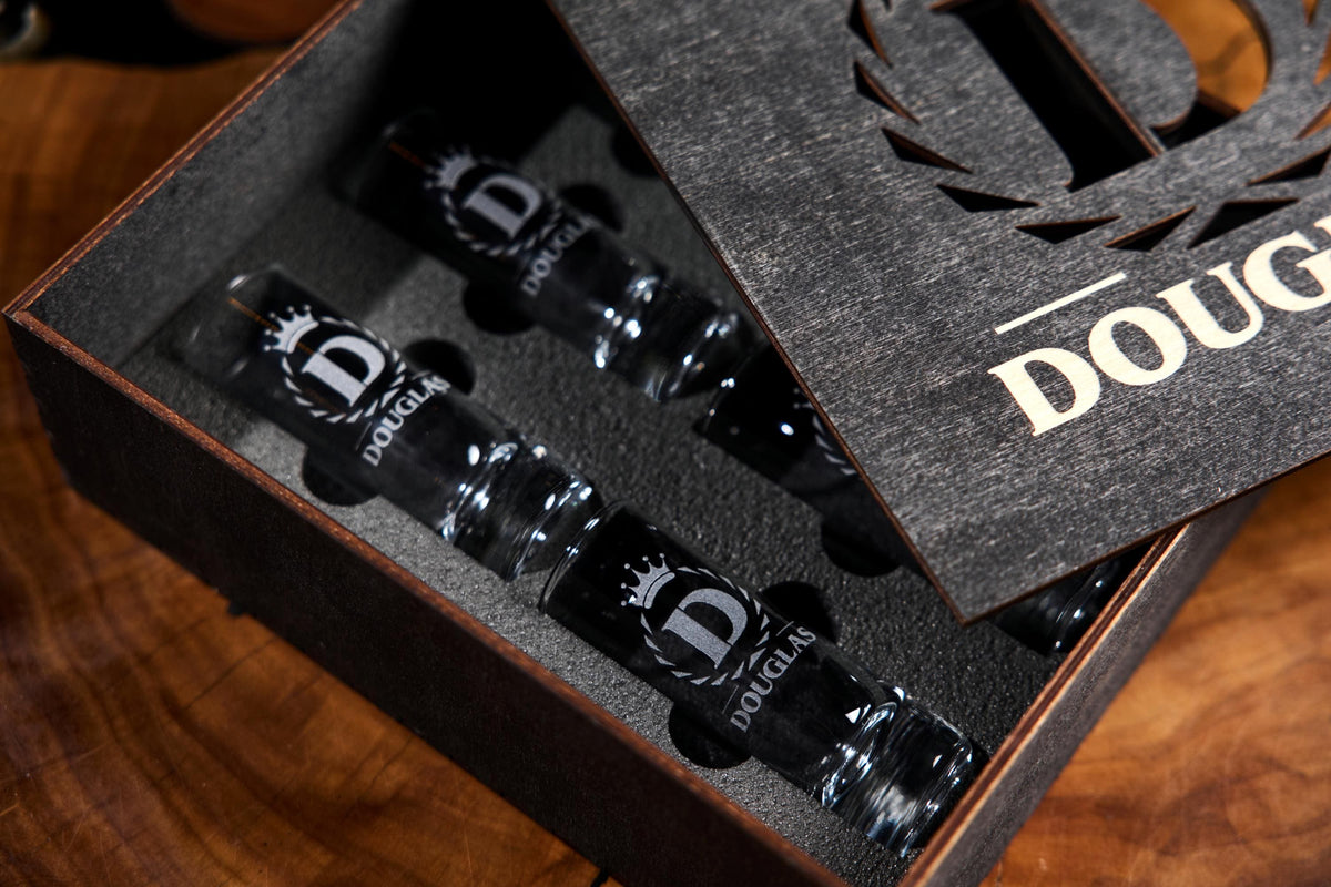 Personalized Shot Glass Set, Engraved Shot Glasses, Custom Shot Glass Gift, Whiskey Gift for Him, Groomsmen Gift, Gift for Dad