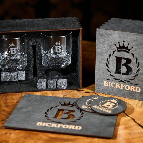 Personalized Whiskey Glass Gift Set, Engraved Whiskey Glasses, Whiskey Gift for Dad, Husband, Birthday, Anniversary, Christmas Gift