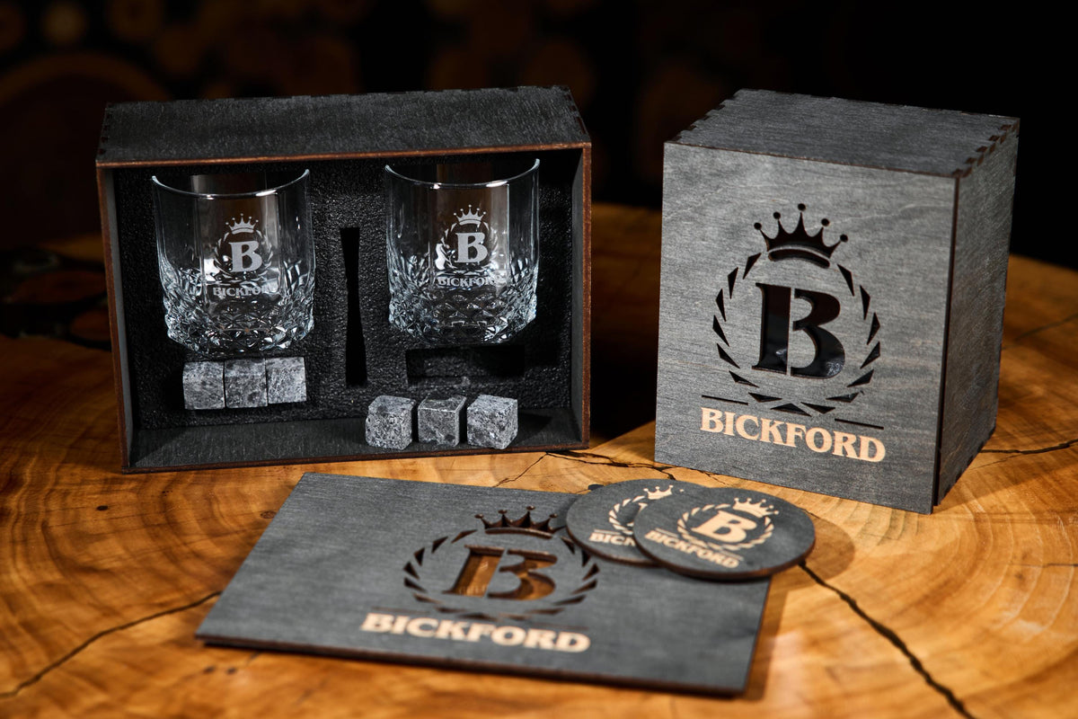 Personalized Whiskey Glass Gift Set, Engraved Whiskey Glasses, Whiskey Gift for Dad, Husband, Birthday, Anniversary, Christmas Gift