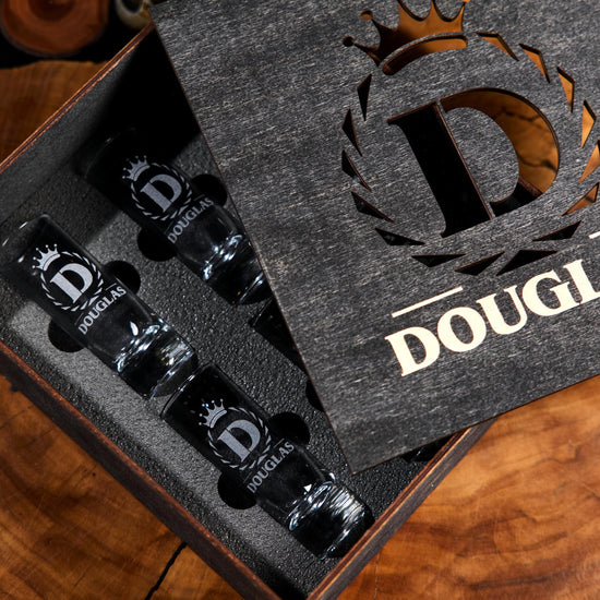 Personalized Shot Glass Set, Engraved Shot Glasses, Custom Shot Glass Gift, Whiskey Gift for Him, Groomsmen Gift, Gift for Dad