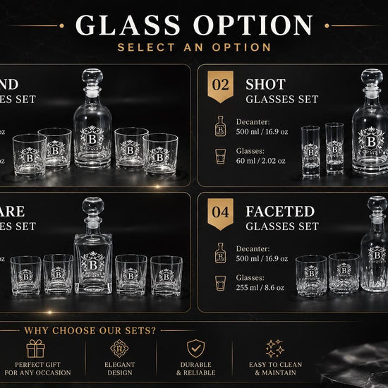 Personalized Whiskey Decanter Set, Custom Engraved Bourbon Gift, Father's Day Whiskey Gift Set, Whiskey Glasses, Christmas Gift, Whiskey Set
