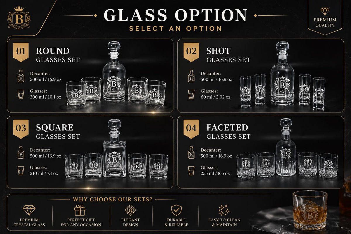 Engraved Decanter, Whiskey Decanter Set, Father's Gift, Christmas Gift, Bourbon Glasses, Whiskey Glasses, Whiskey Gift, Bar Whiskey Glasses