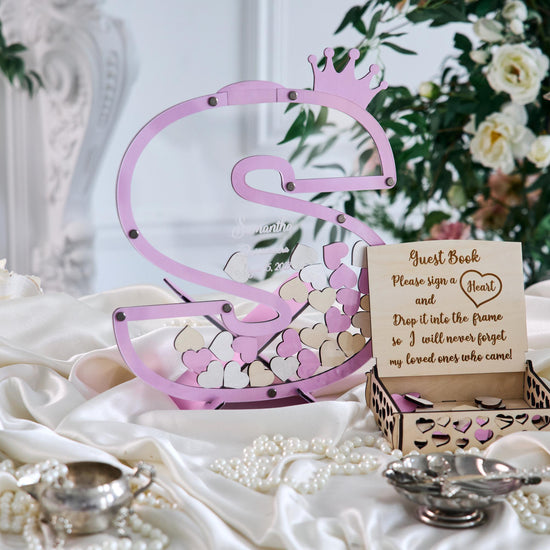 Personalized Quinceañera Guest Book, Sweet 16 Letter Guest Book, Custom Initial Guestbook, Birthday Party Keepsake, 15th Birthday Decor