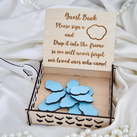 Hot Air Balloon Wedding Guest Book, Personalized Travel Guestbook, Adventure Wedding Keepsake, Balloon Guest Book Alternative